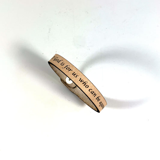 Spiritual Quote Bracelets - If God is for us who can be against us