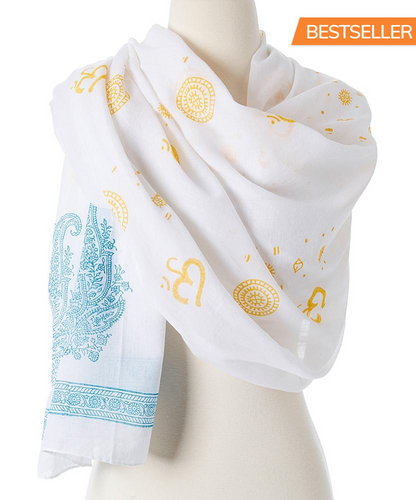 OMSutra Shanti Paisley Shawl